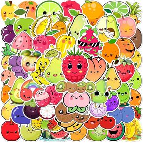 Cute Pickle Stickers Pack 50pcs, Cartoon Pickle Stickers for Water Bottle, Funny Pickle Stickers for Kids, Waterproof Vinyl Stickers for Laptop Scrapbook Journal Party Favors (Pickle)