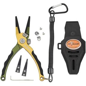 Dr. Slick Microburst Pliers, 5.75 inch, Aluminum Frame, Tungsten Carbide Cutters