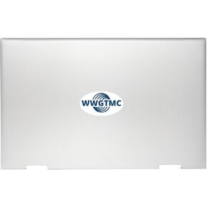 Replacement LCD Back Cover Rear Top Lid for HP Envy X360 15M-ES 15-ES 15Z-EU 15-EU 15M-EU 15M-EU0013DX 15-EU0033DX 15-EU0043DX Series Laptop M45447-001 4600MJ0F0003 Silver