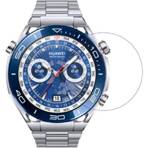 LOKEKE Compatible with Huawei Watch Ultimate Tempered Glass Screen Protector, Premium Tempered Glass Screen Film Protector Compatible with Huawei Watch Ultimate, Made From Real Glass