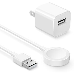[MFi Certified] Watch Charger for Apple Watch Charger Magnetic Fast Smart iWatch Charger 3.3FT Charging Cable USB Wall Plug Adapter Block Compatible with Apple Watch Ultra Series SE/SE2/9/8/7/6/5/4/3