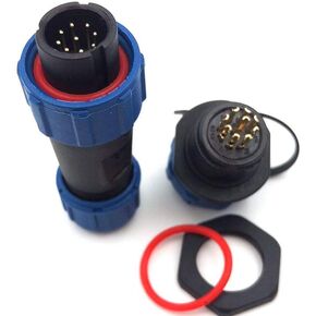 Uonecn SP13 5 Pin Waterproof Connector Plug Socket Aviation Connector Industrial Connector Adapter 3Pcs