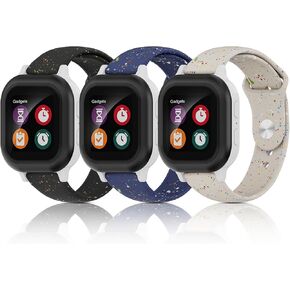 3 قطع من أساور السيليكون المتوافقة مع ساعة Gizmo 3 2 1/Gabb Watch 3e 3 2 1/SyncUp Kids Watch 2 1/Cosmo JrTrack، سوار بديل ناعم 20 مم in Kuwait