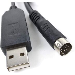 8 Pin Mini Din to USB Programming Cable FTDI Chip CT-62 CAT Cable Compatible with Yaesu Radio FT-100, FT-100D, FT-817, FT-817ND, FT-857, FT-857D, FT-897, FT-897D, 6FT in Kuwait