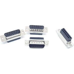 Pc Accessories - Connectors Pro DB15 Male D-Sub Crimp Type Connector, 10 Pcs PK No Pin