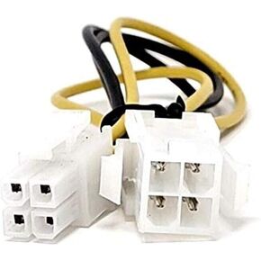 8in ATX 12V 4-Pin M/F CPU Power Extension Cable (F04-CPU4P4)