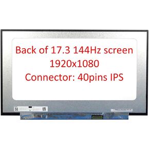 New 17.3 inch Screen Compatible with N173HCE-G33 Rev.C1,C2,C3,B1 Replacement Screen