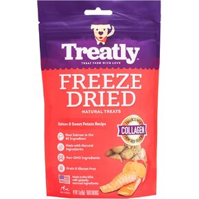 Freeze Dried Salmon & Sweet Potato w/Collagen Dog Treats - 3oz/1 Pack