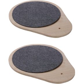 SHENGOCASE 2-Pack Cat Tree Tower Accessories Replacement Parts, Perch, Step, Platform Add-ons for Floor to Ceiling Cat Tree (13.4" x 17.3")