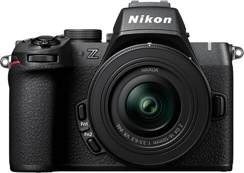 كاميرا Nikon Z50II الرقمية بدون مرآة مع عدسة NIKKOR Z DX مقاس 16-50 مم وبفتحة f/3.5-6.3 مع بطاقة ذاكرة سعة 64 جيجابايت + ميكروفون Rode فائق الصغر مثبت على الكاميرا + المزيد من مجموعة ملحقات مدونات الفيديو (متجددة) in Saudi Arabia