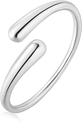 Gold Cuff Bangle Bracelets for Women Teardrop Chunky Bracelet Open Cuff Bracelet 18K Gold Plated Bangle Bracelets Thick Gold Bracelet in Saudi Arabia