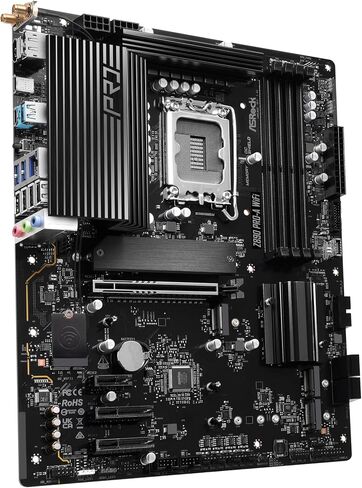 ASRock Z890 Pro-A WiFi 7 اللوحة الأم Intel Core Ultra LGA1851 RL-ILM DDR5 8666 MHz 256 GB ATX اللوحة الأم PCIe 5.0 in Saudi Arabia