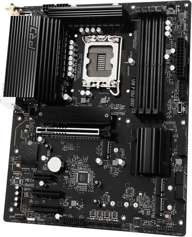 ASRock Z890 Pro-A WiFi 7 اللوحة الأم Intel Core Ultra LGA1851 RL-ILM DDR5 8666 MHz 256 GB ATX اللوحة الأم PCIe 5.0 in Saudi Arabia