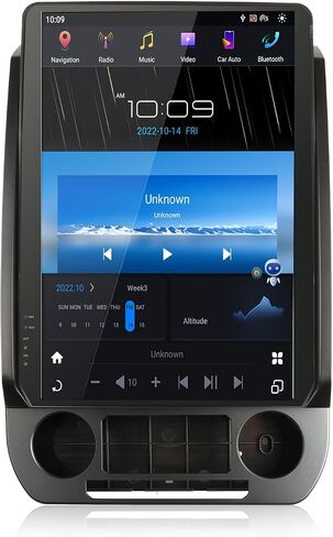 راديو سيارة MOOKAKA 14.4 بوصة Qualcomm Android 13 لسيارة Ford F150 2015-2021 F250 F350 F450 2017-2021 ترقية ستيريو IPS شاشة تعمل باللمس Android Auto GPS Navigation تشغيل الوسائط المتعددة (8+128 جيجابايت) (SYNC 3 إصدارات) in Kuwait