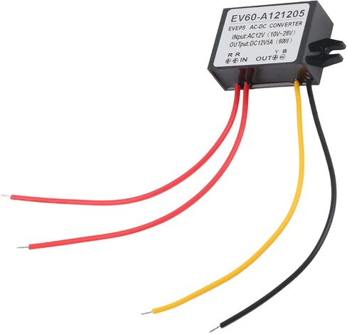 Step Down Voltage Convertor, AC 10-28V to DC 12V Converter AC DC Step Down Power Supply Module IP67 for Car Screen Monitor Camera Fan Motor Router (5A) in Saudi Arabia
