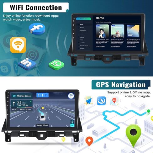 UNITOPSCI for Honda Accord 8th 2008-2013 Android 13 Car Stereo Wireless Apple CarPlay Android Auto 2G+64G 10.1" Touch Screen Bluetooth & HiFi GPS Navigation WiFi FM/RDS USB SWC + Canbus Camera Mic in Saudi Arabia