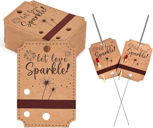 VGOODALL 80PCS Wedding Send-Off Tags, Wedding Ceremony Tags Rustic Gift Tags for Wedding Ceremony Grand Exit Anniversary Graduation (White) in Saudi Arabia