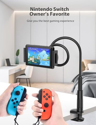 Tablet Stand Holder for Bed, Gooseneck Mount with Adjustable Flexible Arm Compatible with iPad Air Pro Mini, Samsung Tab, Nintendo Switch Kindle Other 4.7"-11" Device in Kuwait