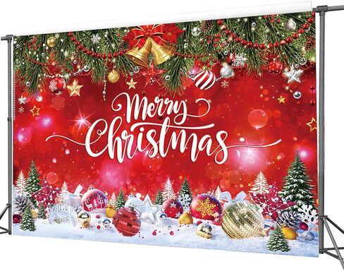 Dudaacvt 7x5ft Merry Christmas Backdrop Christmas Party Decoration Backdrop Christmas Photo Backdrop Winter New Year Xmas Eve Family Party Decoration Supplies in Kuwait