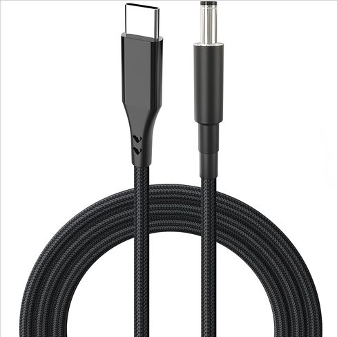 كابل طاقة Starlink Mini، كابل طاقة USB C إلى DC، كابل طاقة بديل لـ Starlink Mini، مدخل 100 واط من النوع C إلى سلك شحن مقبس البرميل، يعمل بشكل أفضل مع مصدر 100 واط + PD (6.5FT/2M) in Kuwait