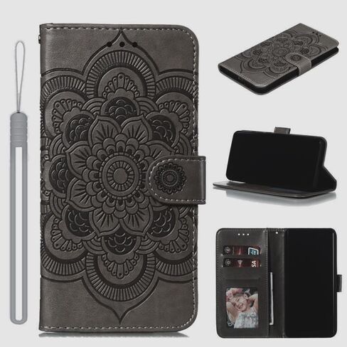 for Samsung Galaxy S10e Case Wallet with Card Holder Kickstand Magnetic Soft Leather Flip Fold Case for Samsung S10e Cover (Gray) in Saudi Arabia
