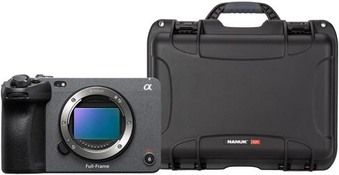 حزمة كاميرا Sony Alpha FX3 Cinema Line كاملة الإطار (الجسم فقط) مع حافظة صلبة مع 920 حافظة صلبة داخلية مصبوبة مع حشوة إسفنجية ومنظم غطاء (عنصران) in Saudi Arabia
