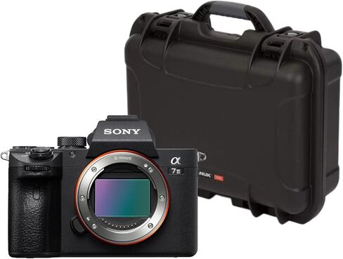 Sony Alpha a7 III 24.2MP Full Frame Mirrorless Digital Camera (Body Only) Bundle with 920 Molded Interior Hard Case with Foam Insert and Lid Organizer for Sony A7R Camera (Black) (2 Items) in Saudi Arabia
