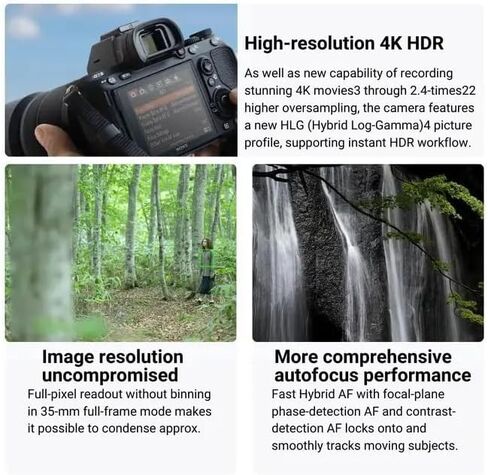Sony Alpha a7 III 24.2MP Full Frame Mirrorless Digital Camera (Body Only) Bundle with 920 Molded Interior Hard Case with Foam Insert and Lid Organizer for Sony A7R Camera (Black) (2 Items) in Saudi Arabia