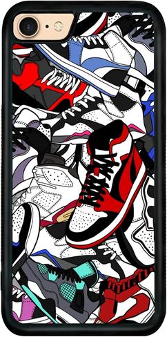 Cool Shoe Phone Case for iPhone SE 2020 iPhone 8 iPhone 7 Case for Teen Boys Men Kids Boys - 4.7 Inch in Saudi Arabia