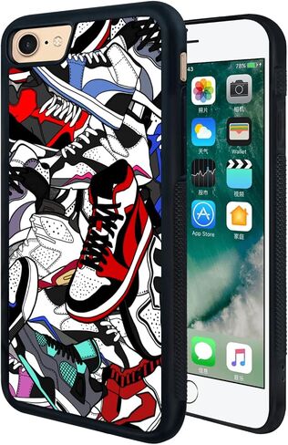 Cool Shoe Phone Case for iPhone SE 2020 iPhone 8 iPhone 7 Case for Teen Boys Men Kids Boys - 4.7 Inch in Saudi Arabia