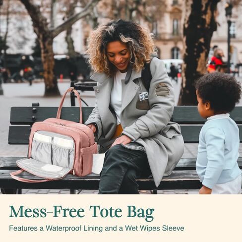 WelaVila Diaper Bag Messenger, Stylish Baby Bags with Changing Pad & Insulated Pockets for Mom & Dad, Unisex Multifunction Travel Diaper Tote – Sage Green in Saudi Arabia