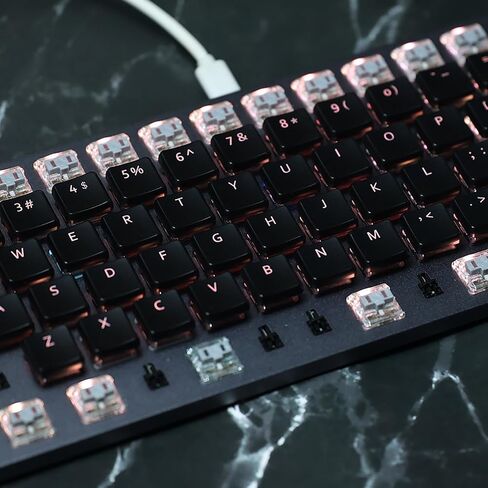 مجموعة أغطية مفاتيح شفافة من Chocfox-Fans WOB أغطية مفاتيح منخفضة المستوى PBT أغطية مفاتيح للوحة المفاتيح الميكانيكية Kailh Chocolate Switch in Saudi Arabia