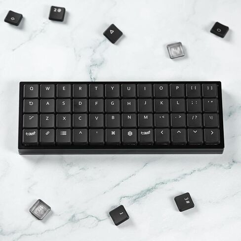 مجموعة أغطية مفاتيح شفافة من Chocfox-Fans WOB أغطية مفاتيح منخفضة المستوى PBT أغطية مفاتيح للوحة المفاتيح الميكانيكية Kailh Chocolate Switch in Saudi Arabia