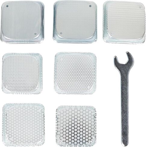 7 Sizes Sieves for Corn Grinder Mill Electric + 1 Wrench in Saudi Arabia