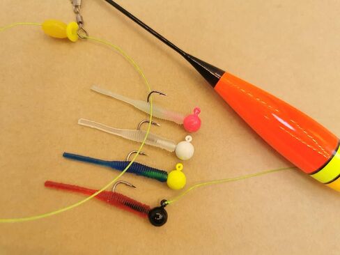 Crappie-Jigs-Heads-ice-Fishing-Jigheads Soft Plastic for Crappie-Trout-Panfish-Sunfish-Fishing Jig Small Lead Head Jig Hook Lure kit 1/16 1/32 oz in Saudi Arabia