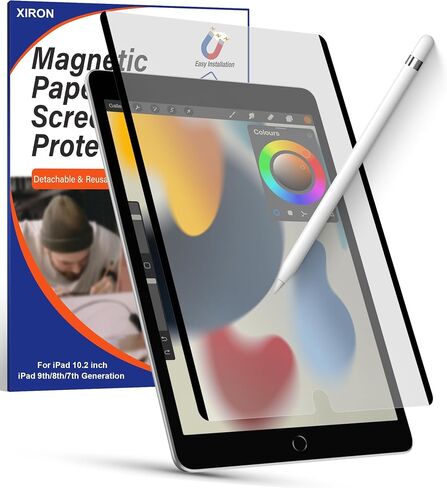 Magnetic Paper Screen Protector for iPad A16 11th 2025/10th Gen 2022(10.9-inch), Matte Detachable Anti-Glare Fingerprint Screen Protector, Write and Draw Like on Paper, Anti-Scratch Reusable in Kuwait
