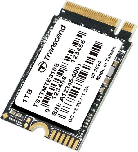 Transcend TS1TMTE300S 1TB M.2 PCIe Gen3x4 2230 NVMe Internal Solid State Drive with Speeds up to 2,000MB/s in Saudi Arabia