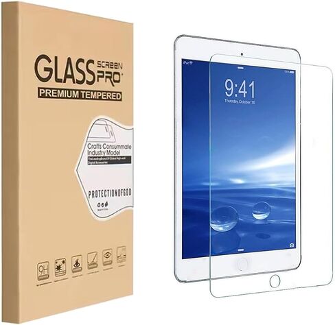 تصميم لجهاز Apple iPad mini 1 2 3 (ليس صغير 4/5/6) واقي شاشة من الزجاج المقوى، مضاد للخدش، خالٍ من الفقاعات، عالي الوضوح (قطعة واحدة) in Saudi Arabia