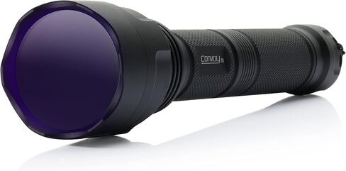 Convoy C8 365nm UV LED Flashlight with Patented Glass Filter in Kuwait
