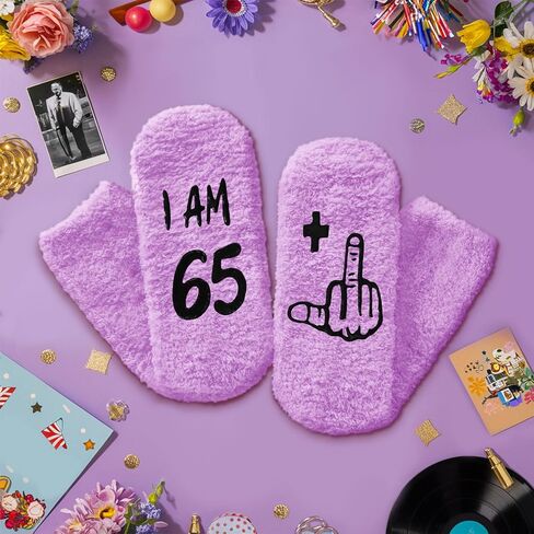 HAPPYPOP 70th Birthday Gifts Ideas for Women - Socks for 70th Year Old Birthday Women, Best Gifts for 70 Older Lady Elderly in Saudi Arabia