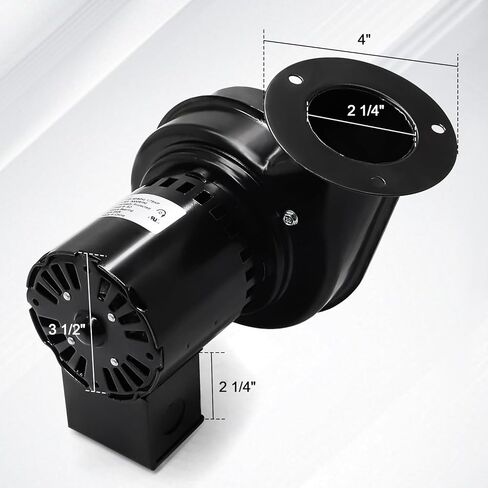 Hiorucet 1TDR3 Centrifugal Blower Motor Replaces Dayton 1TDR3, 1TDR3A, 4C447, PU-4C447, B45227, Draft Inducer Blower Motor Compatible with Englander Pellet Stove 25-PDV, 25-PI, 55-SHP22, 55-SHP20 in Kuwait