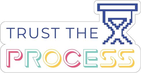 (قطعتان) Trust The Process، ملصقات فينيل مضحكة، ملصقات معنويات، ملصقات فينيل مضحكة للبالغين، ملصقات مضحكة للقبعات الصلبة، ملصقات كمبيوتر محمول مضحكة للبالغين، ملصقات أكواب مقاومة للماء (2 بوصة) in Saudi Arabia