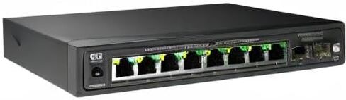 DBIT 6-Port Ethernet PoE Switch with 4 Ports PoE+, 2 Fast Ethernet Uplink, 10/100Mbps, 63W High Power, Support IEEE802.3af/at, Fanless Metal Plug & Play PoE+ Network Switch (WS1042A) in Saudi Arabia