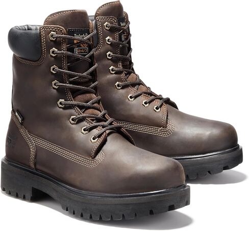 Timberland PRO Men's Direct Attach 8 Inch Soft Toe Insulated Waterproof Industrial Work Boot, Marigold-2024 New, 10 in Saudi Arabia