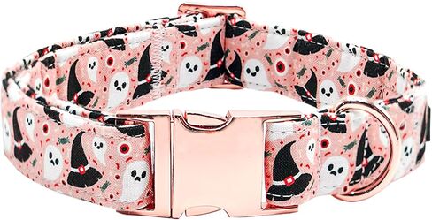 Dog Collars, Plaid Print Pet Collar Durable Metal Collar Soft Girl Boy Dog Collars Adjustable Dog Collar for Large Dogs in Kuwait