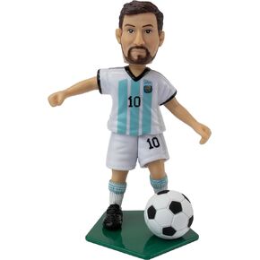 MACCABI ART Official Lionel Messi Argentina National Team Soccer Action Figure, 4.5" H x 3.5" W x 1.5" D