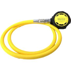 Ocean Reef Octopus -Secondary Regulator W/Quick Connection Hose Color Yellow