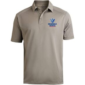 NCAA Men's Prime Athletic Logo Micro Pique Polo with Self Collar