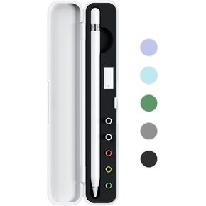 Carrying Case for Apple Pencil 2nd Gen and 1st Generation - Storage Box with Lid - Pen Protective Case for iPad Pencil - Holder Accessories - Shock-Absorption (Black) in Kuwait