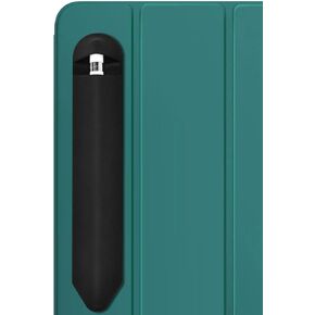 Adhesive Pencil Holder Compatible with Apple Pencil 1st Generation and 2nd Gen, Elastic Storage Sleeve Case Compatible with iPad Pen USB C, and Some Other Stylus, with Pocket for Pencil Cap